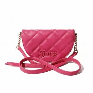 Juicy Couture Pink Quilted Crossbody Bag